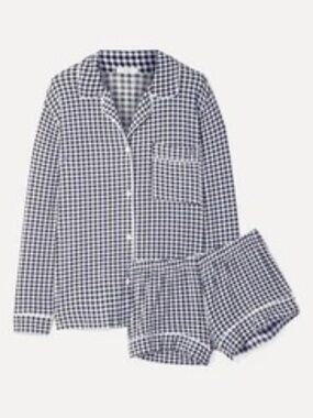 Eberjey Bettina Sleep Chic gingham stretch-modal jersey pajama set